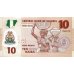 P39d Nigeria - 10 Naira Year 2013 (Polymer)